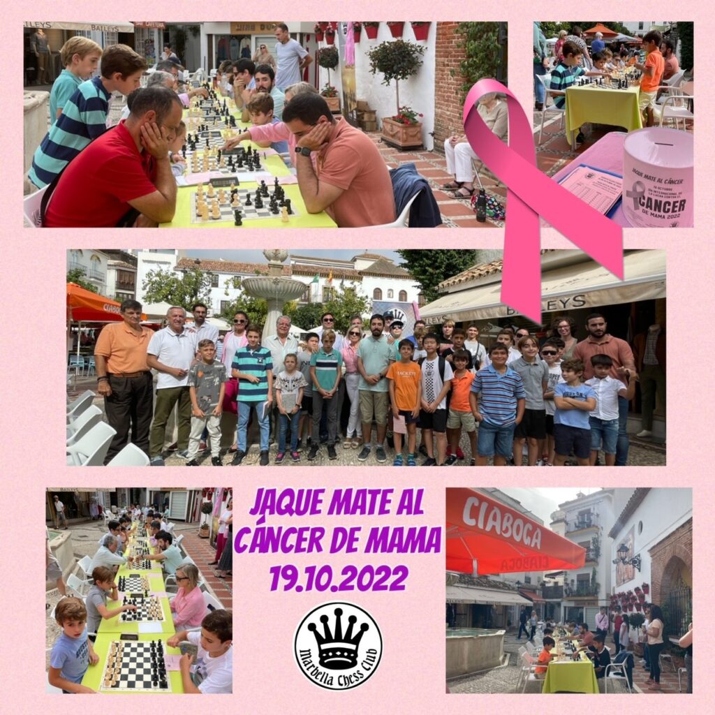 Lucha contra el Cáncer, Jaque mate al cáncer, marbella chess club