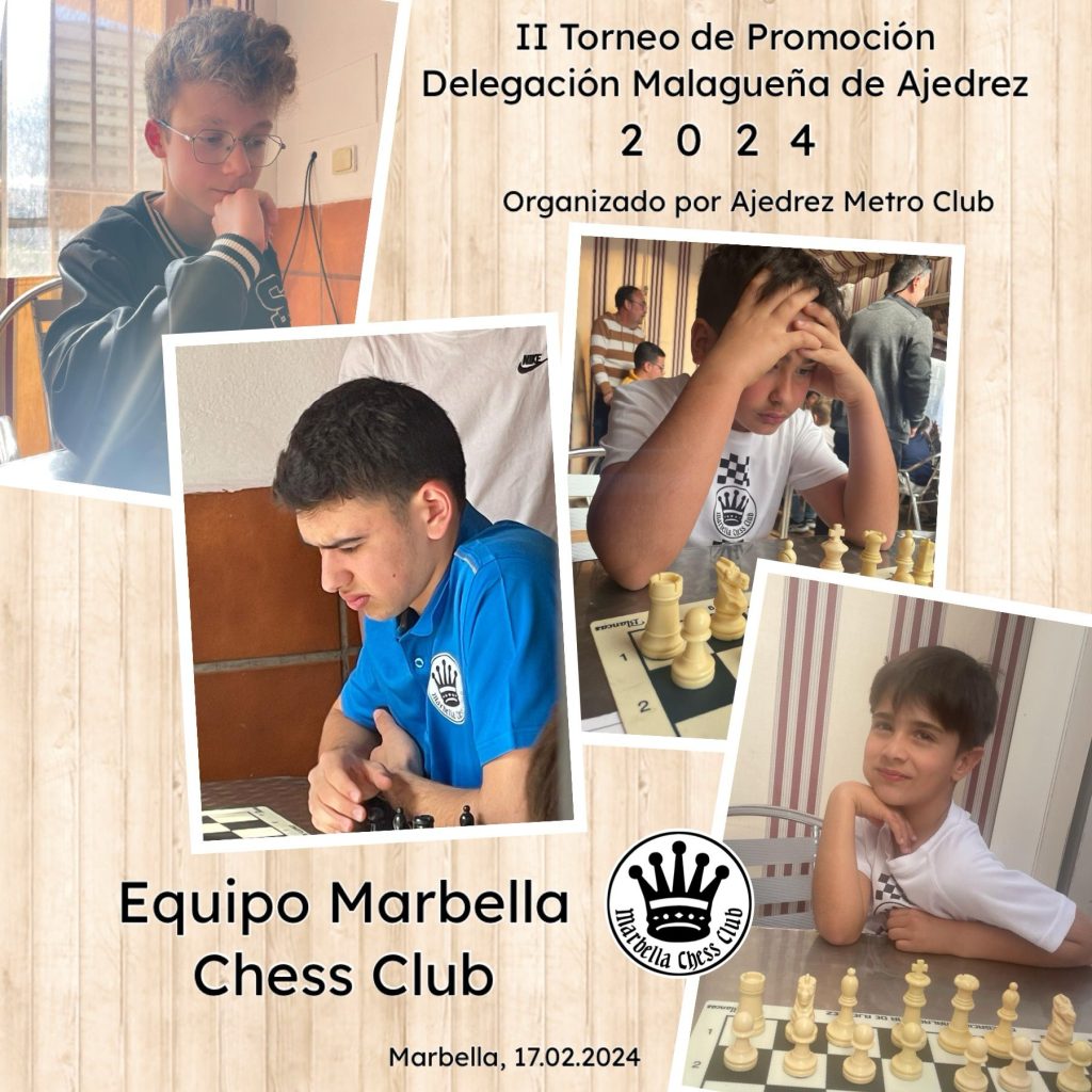 Torneo Promoción Ajedrez Delegación Malagueña Ajedrez Metro Club Marbella