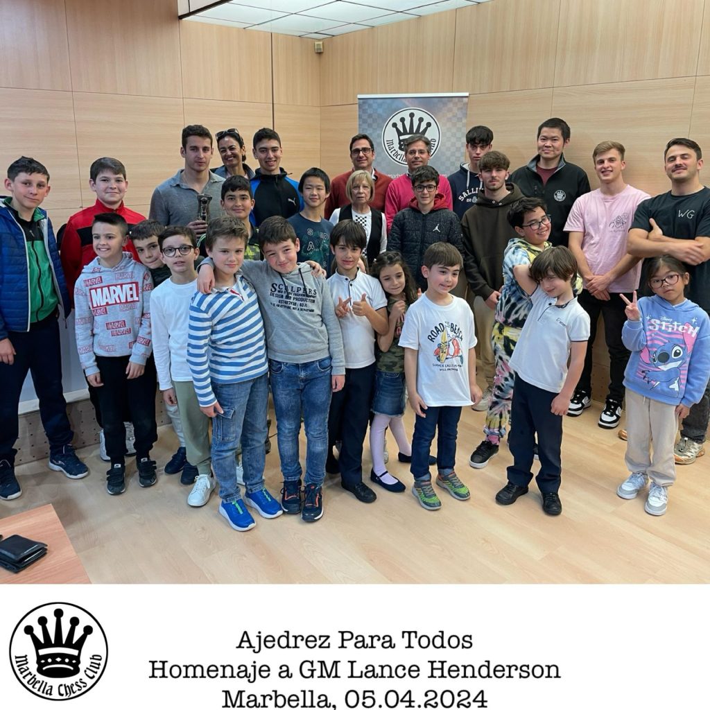 Homenaje a Lance Hernderson GM Ajedrez Marbella