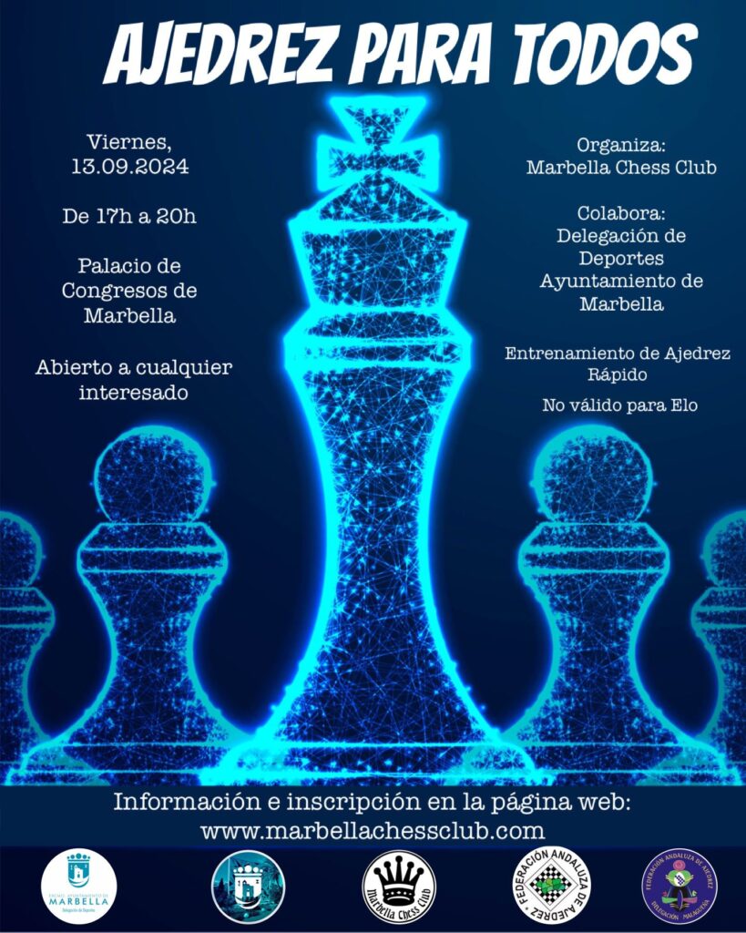 Ajedrez Para Todos Marbella Chess Club 2024 Delegación Deportes Ayuntamiento Marbella