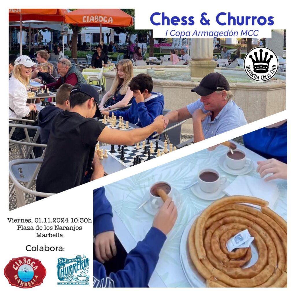 Marbella Chess Club Chess & Churros Copa Armagedón Ajedrez Marbella