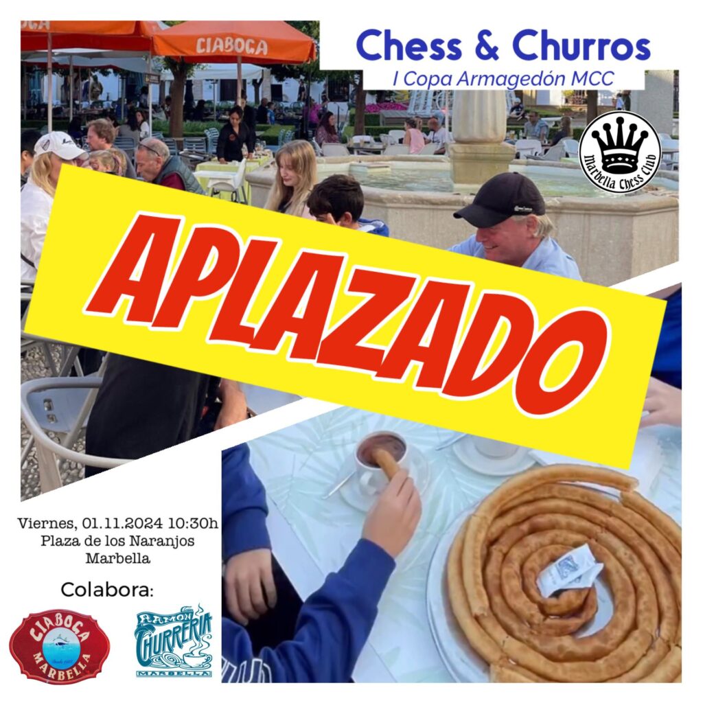 I Copa Armagedon Marbella Chess Club Chess & Churros Ajedrez Marbella
