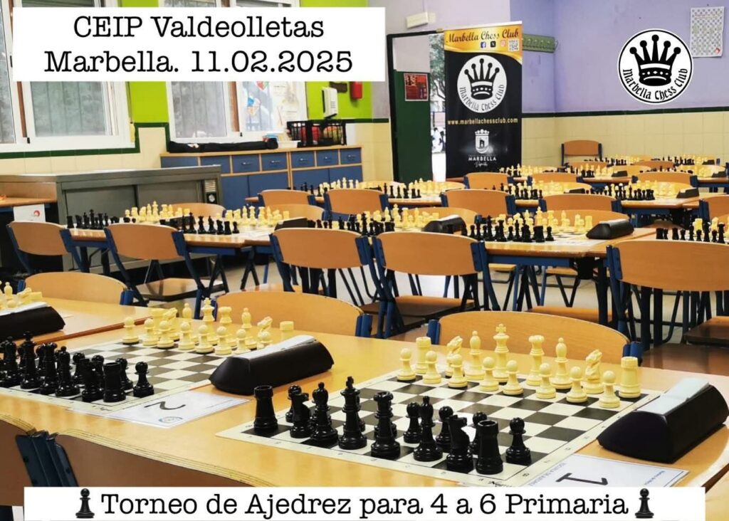 Torneo Ajedrez CEIP Valdeolletas Marbella 