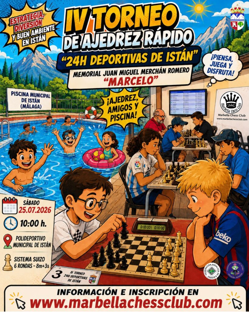 Torneo de Ajedrez Rapido 24h Deportivas de Istan Marbella Chess Club 2026