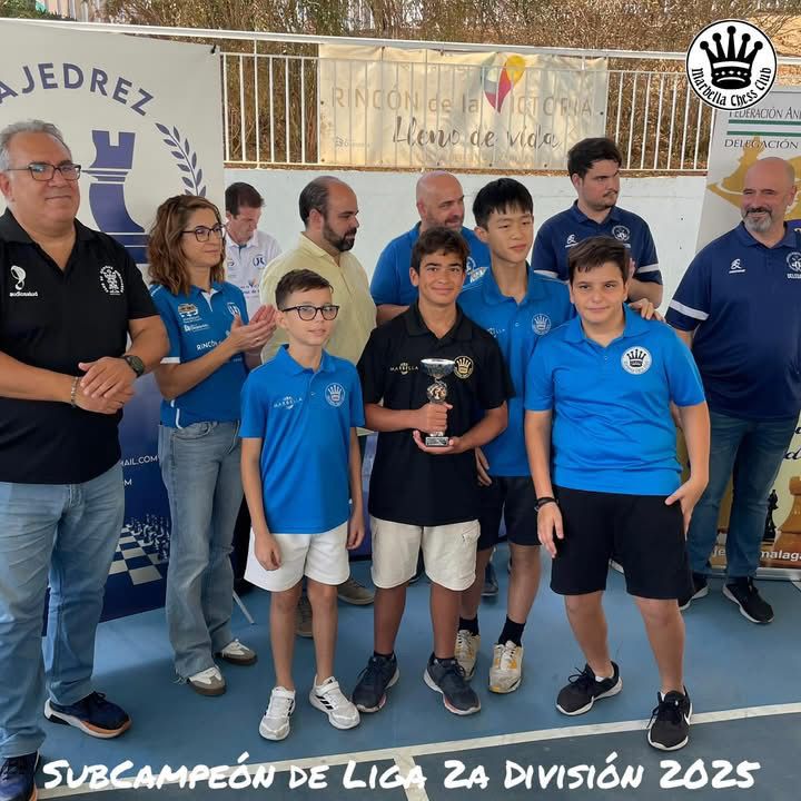 Subcampeón Liga Provincial Segunda Delegación Malagueña de Ajedrez