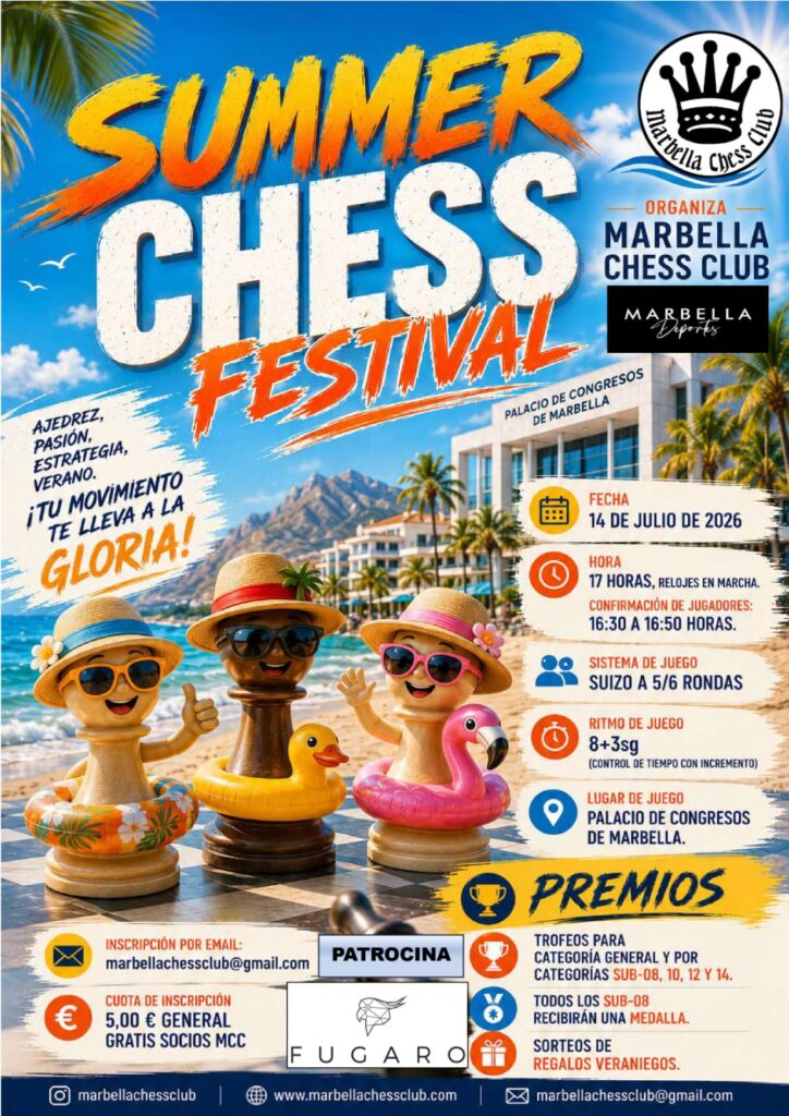 Summer Chess Festival 2026 Marbella Chess Club